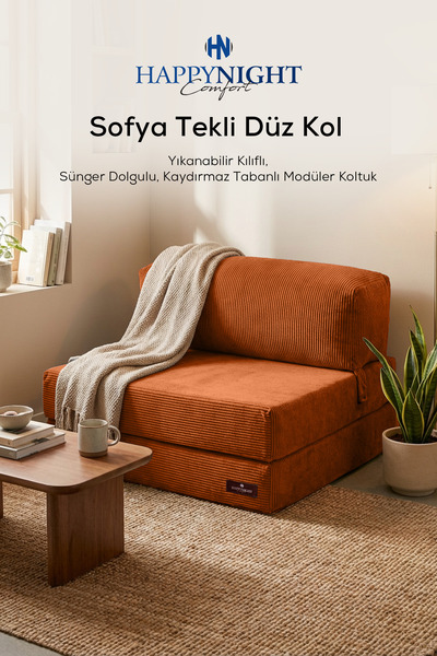 HAPPYNIGHT Sofya Tekli Koltuk Düz Kol| Oyun Koltuğu | Sünger Koltuk | Sinema ...