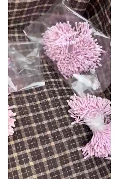 Mutkin Yapay Çiçek Tohumu(ERCİK)-Yapay Çiçek Yapımı İçin Stamens KOYU PEMBE