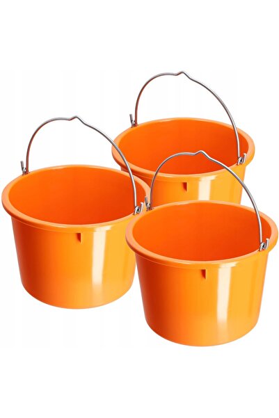 KADAX Găleată de construcții 20L, mortar rezistent din plastic pentru grădină...