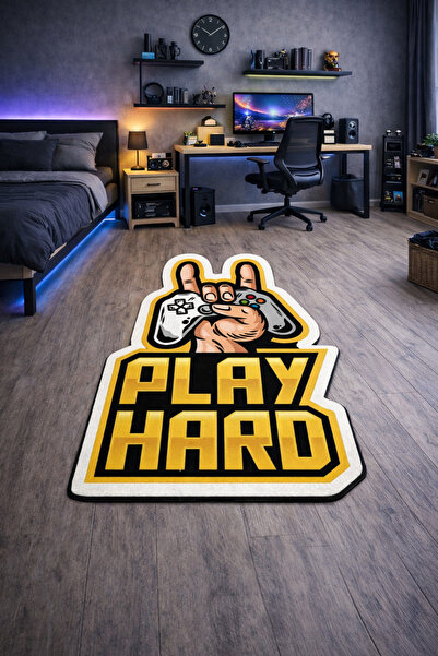 RUGRUMBA حذاء بنعل مانع للانزلاق غرفة شبابية ذات طابع بلاي ستيشن وإكس بوكس لـ...