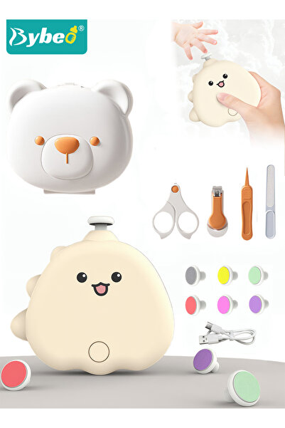 BYBEO 6PCS Baby Nail Clippers Set, Electric Trimmer, Baby Nail Care Set, Infa...