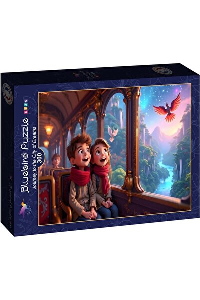 Bluebird Παζλ 300 κομμάτια - Ταξίδι στην Πόλη των Ονείρων (Bluebird-Puzzle-F-...