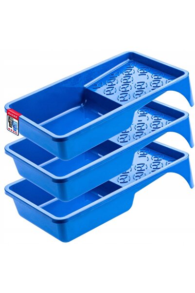 KADAX Tavă mare de vopsea 155x295 mm pentru rola de vopsea, set de 3 tăvi