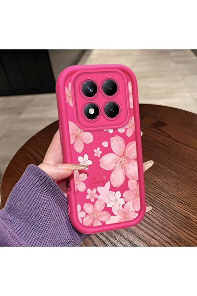 CASEVIBE Redmi Note 14 Pro Plus+ 5G Uyumlu Şık sakura desenli darbeye dayanık...