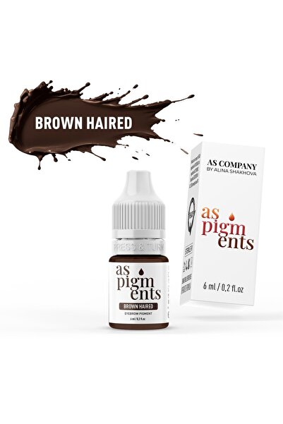 AS COMPANY Brown Haired 6 ml Kalıcı Kaş Pigmenti
