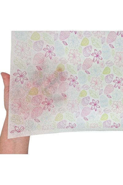 Papette Set 200 buc Hârtie de mătase model Paște Spring Blossom Eggs 17g – fo...