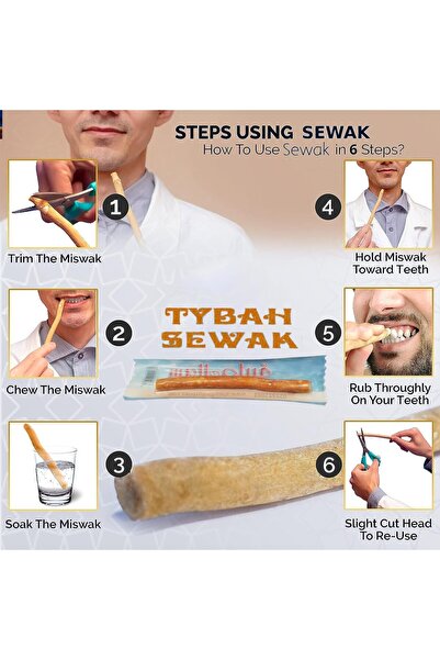 Lotus Sewak Al Noor Miswak Tooth Cleaning Sticks