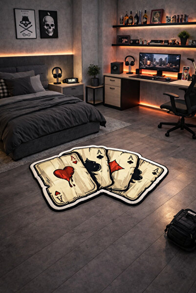 RUGRUMBA حذاء بنعل مانع للانزلاق غرفة شبابية ذات طابع بلاي ستيشن وإكس بوكس لـ...