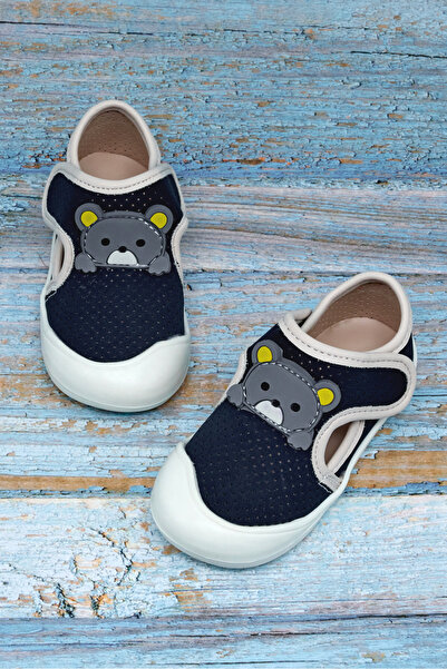 Tonny Black Devojčička tamnoplava patika sa detaljnim teddy medvedićem, udobn...