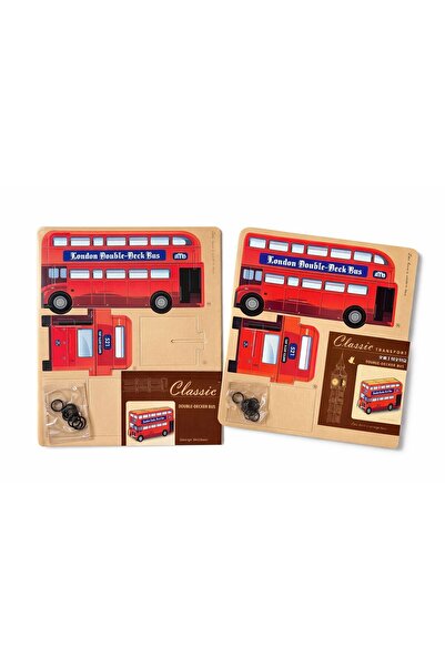 4nio 3D Puzzle London Double-Layer Bus Model (Hobby Set) – London Double Deck...