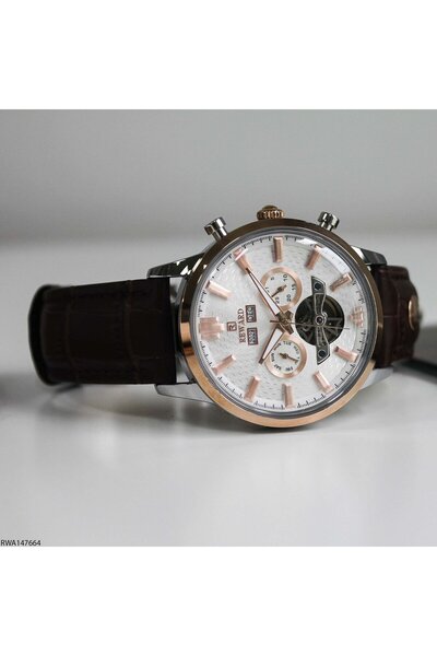 Reward Rwa147664 Leather Automatic Men's Wristwatch with Cord Strap