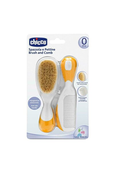 Chicco Set pieptan si perie, Chicco, Par , Orange