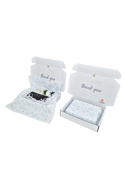 Papette Set 200 buc Hârtie de mătase model Paște Spring Egg & Leaf 28g – form...