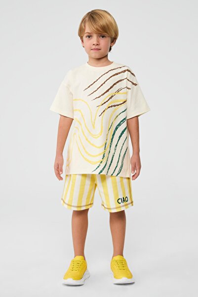 NBT JEANS BG Store Boy's Ecru Tshirt