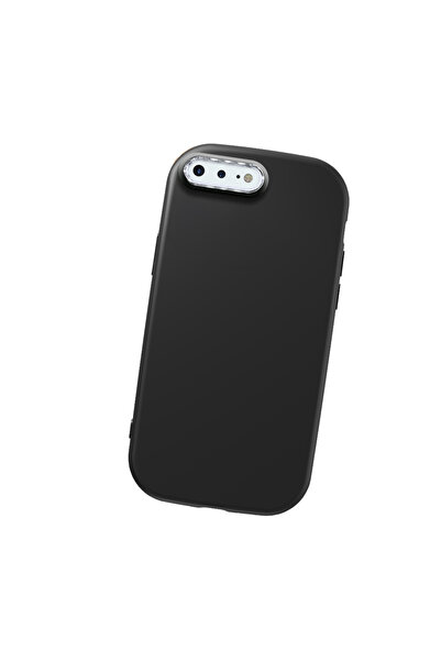 Hontinga iPhone 8 Plus Compatible Black Soft Silicone Phone Case with Camera ...