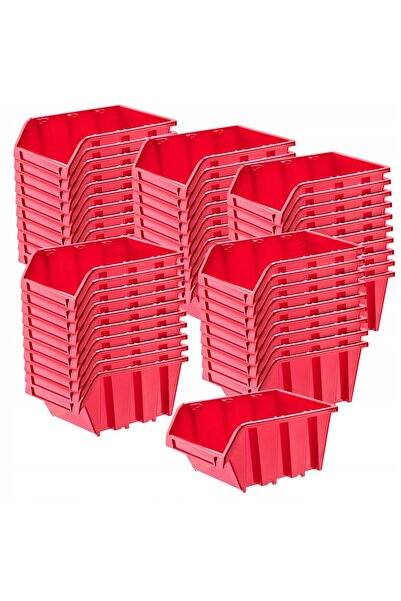 KADAX Set de 50 de containere pentru depozitare tăvi de atelier, 390x240mm