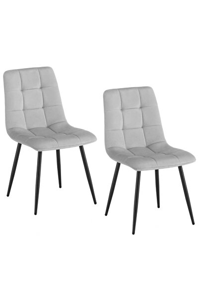 Elindor Σετ 2 εργονομικών καρεκλών Elindor®, μοντέρνες, γραφείου, υπνοδωματίο...