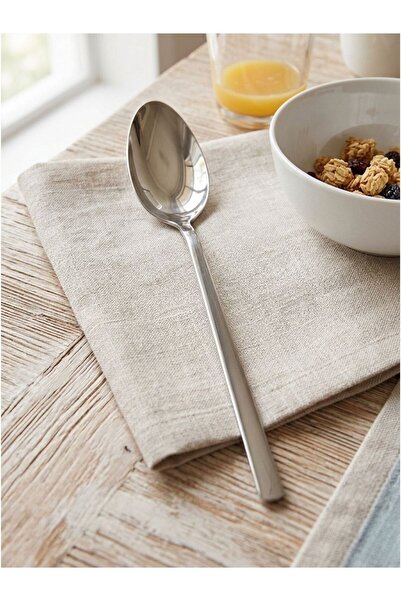 AiroBazar 6 Pieces Stainless Steel Tablespoon - 304 Quality 4mm, Modern Kitch...