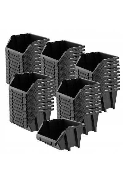 KADAX Set de 50 de containere pentru depozitare tăvi de atelier, 272x238mm