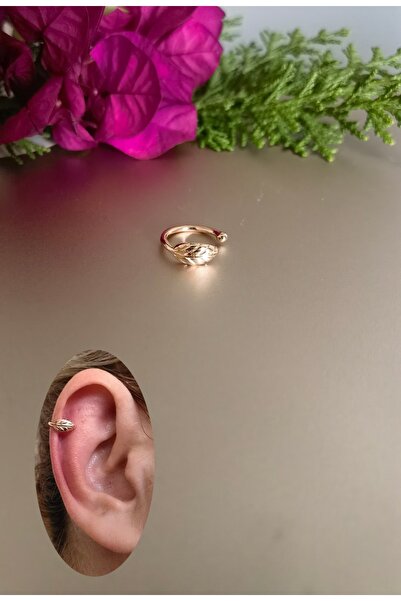 Bylin Furry Brass Black Ring Compression Piercing / Earcuff / Orbital / Helix...