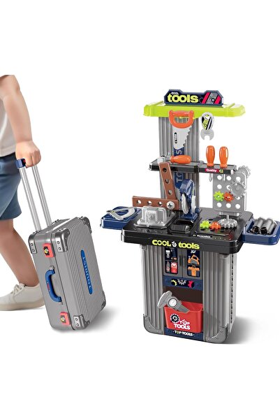 Arabest Kids Tool Bench Set, Pretend Play Construction Workshop for Toddlers ...