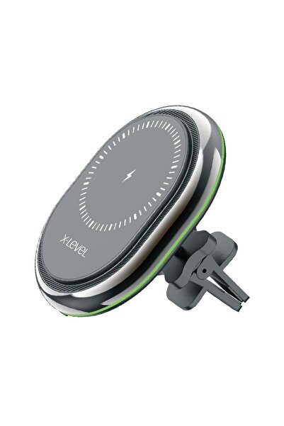 X-Level XC4052 15W MagSafe Uyumlu Kablosuz Şarjlı Araç İçi Havalandırma Telef...