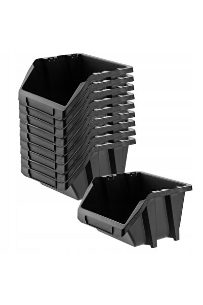 KADAX Set de 10 containere pentru depozitare tăvi de atelier, 272x238mm