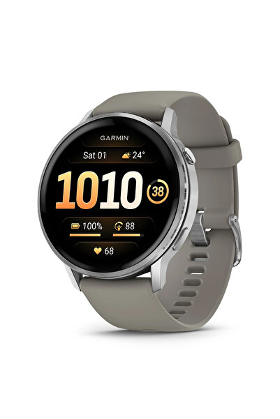Garmin Watch Venu 4 45MM Black Silver-Gray