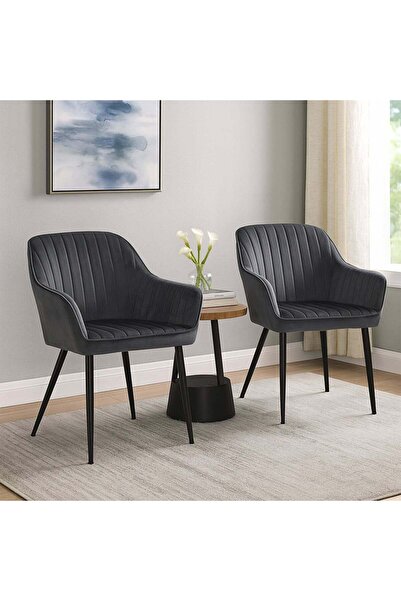 Elindor Set de 2 scaune ergonomice Elindor®, lățime șezut 49 cm, 55,5 x 43 x ...