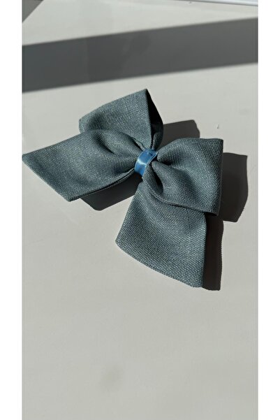 SUBU Cataramă albastră cu fundă și agrafă