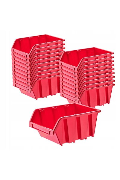 KADAX Set de 20 de containere pentru depozitare tăvi de atelier, 230x160mm