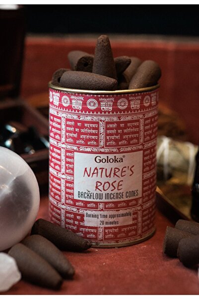 Namaruna Conuri de tămâie Backflow Goloka Nature's Rose - Trandafir