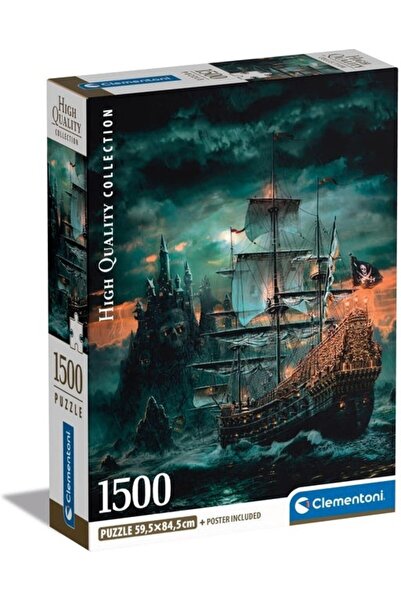 CLEMENTONI Παζλ 1500 κομμάτια - Το Πειρατικό Πλοίο (Clementoni-31719)