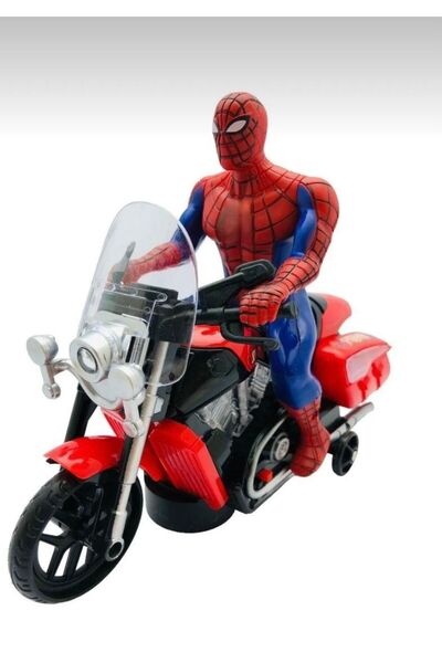ZİVENTA Avengers Yenilmezler Örümcek Adam Spider Robot Işıklı Sesli Motor Oyu...