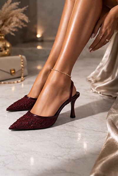 Giydim Gidiyor Αρβέλα Στιλέτο Μπορντό