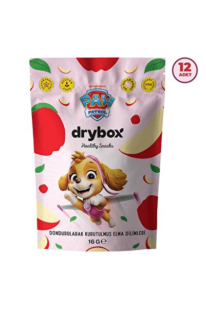 PAW Patrol Dondurularak Kurutulmuş Çıtır Elma Dilimleri 12’li
