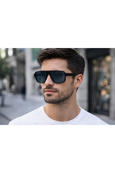 Révano Premium Retro Half-Rim Sunglasses for Men | UV Protection | Lightweigh...