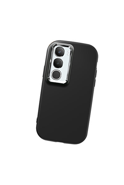 Hontinga حافظة هاتف من السيليكون الناعم باللون الأسود متوافقة مع كاميرا Vivo ...