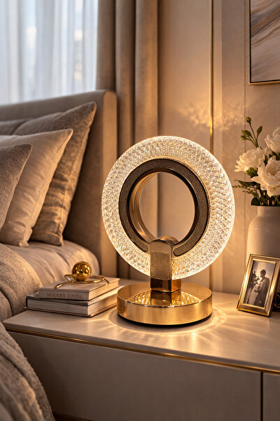 AbajurAksesuar Marissa Sarı Masa Lambası