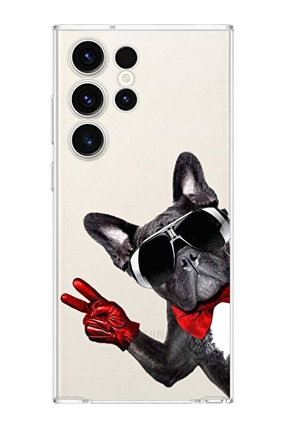 PrintiFy 1mm Slim Fit Dog 2 050E Printed Transparent Case Compatible with Sam...