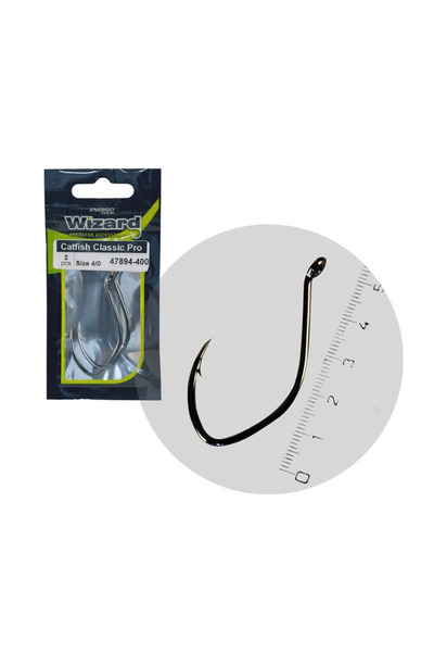 wizard Carlige Somn Catfish Classic Pro, Nr.4/0, 4buc/plic