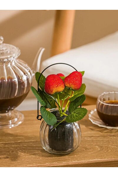 LC Waikiki Decorative Glass Cobalt Inch Artificial Flower 18 cm (S6)