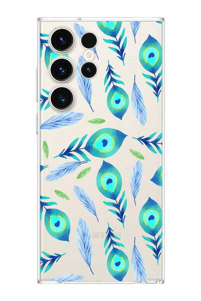 PrintiFy 1mm Slim Fit Nazar Boncuğu 3 Printed Transparent Case Compatible wit...