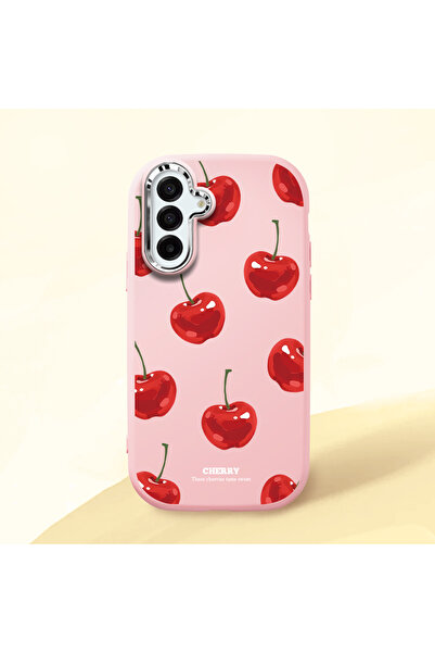 ucuc حافظة سيليكون وردية متوافقة مع هاتف سامسونج جالاكسي A17 4G/5G مع حماية ل...