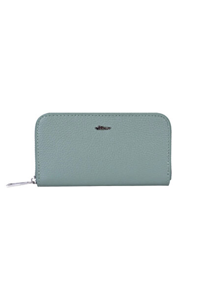 ZEVO Wallet for Women Mint Green Leather