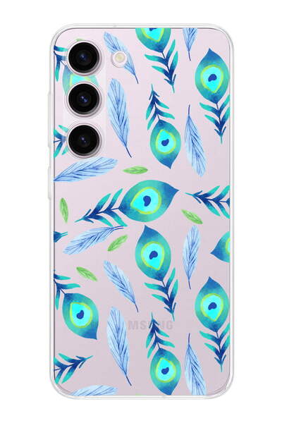 PrintiFy 1mm Slim Fit Nazar Boncuğu 3 Printed Transparent Case Compatible wit...