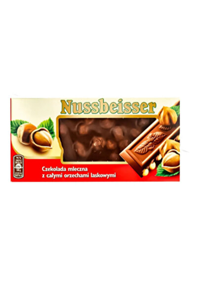 Pofika Nussbeisser Bütün Fındıklı Sütlü Çikolata 100 Gr Ithal