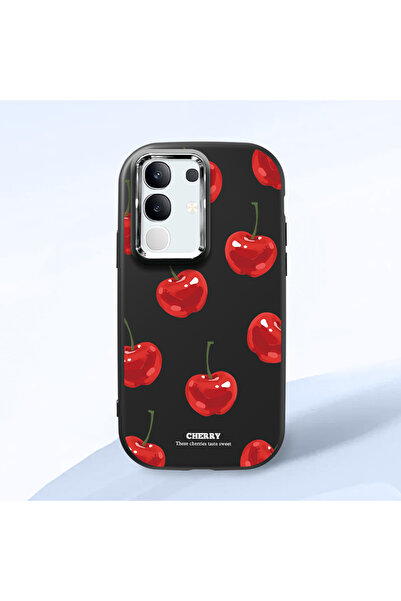 ucuc حافظة سيليكون سوداء متوافقة مع هاتف Vivo Y29 4G مع حماية للكاميرا ماصّ ل...