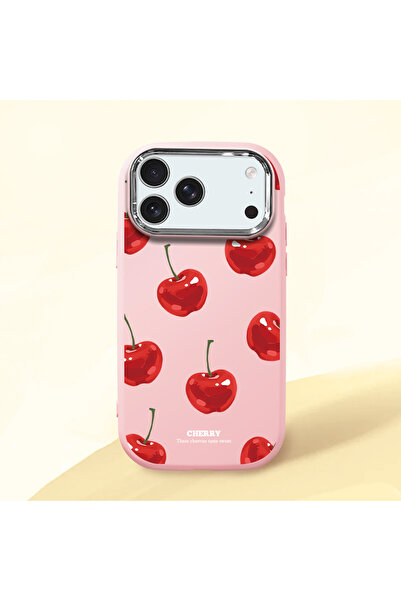 ucuc حافظة سيليكون وردية متوافقة مع هاتف iPhone 17 Pro Max مع حماية للكاميرا ...