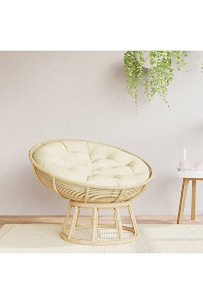 Concept Pernă rotundă crem, Ø 100 x11 cm, țesătură Oxford